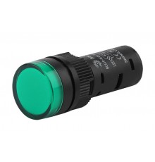 Лампа AD16DS(LED)матрица d16мм зеленый 230В AC (20/1000/28000)  Б0045620  ЭРА