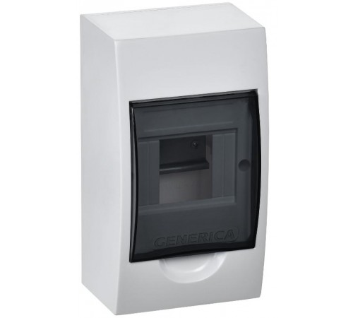 Бокс ЩРН-П-4 модуля навесной пластик IP41 (200х112х92мм)  MKP12-N-04-41-G  GENERICA