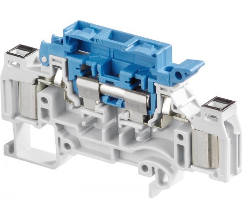 Клемма D2,5/8.SNNT.ADO2, разъединитель нейтрали, тестовые гнезда диаметром 2 и 2,3 мм, ADO 2.5мм.кв.  1SNA199186R1300  TE