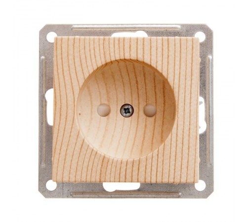 W59 Сосна Розетка без заземления  RS16-151-7-86  SE