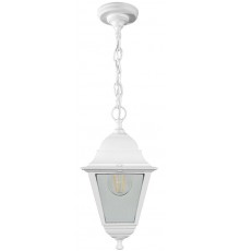 Светильник садово-парковый НСУ 04-60-001 60W 230V E27 670*146мм белый, подвесной, 4-х гранник  32269  FERON