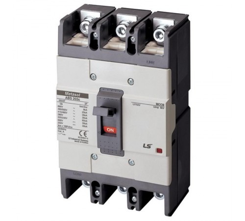 Автоматический выключатель ABN203c 200A (30/26кА 380/415В) 3Р  137005700  LSIS