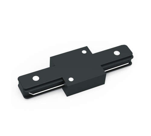 Коннектор для трековых шинопроводов прямой (I) черный  TR105  Gauss