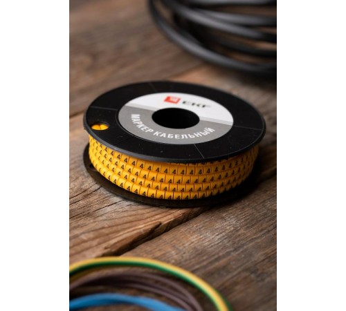 Маркер-кабельный 1,5кв.мм "4" (1000шт.) (ЕС-0) EKF PROxima  plc-KM-1.5-4  EKF