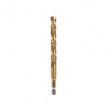 Сверло по металлу, 9мм, Р6М5, ТИТАН, шестигранный хвостовик (1 шт. в упаковке) DIN 338  KR-91-5510  Kranz