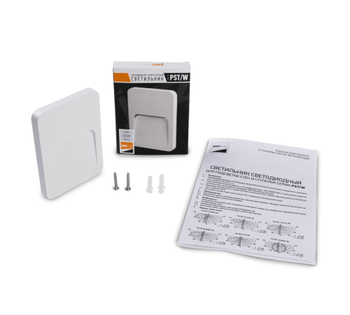 Светильник светодиодный архитектурный ДВУ PST/W S120090 2w 4000K White IP44 фасадный  5005570  Jazzway
