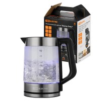 Электрический чайник "Нептун Плюс", стекло, съемная крышка, 1,8 л, 1800 Вт, стальной,  SQ4001-0011  TDM