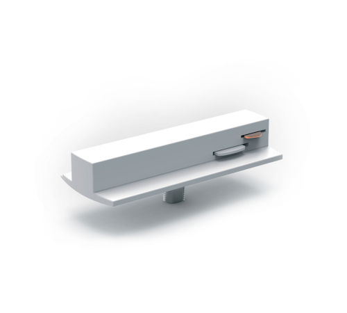 Адаптер питания для подключения светильника к трековой системе (с фиксирующей шайбой) цвет белый  TR125  Gauss