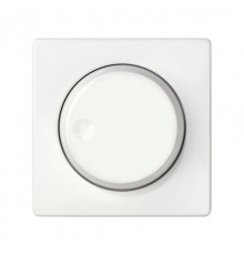 Simon 82 Накладка на проходной поворотно-нажимной светорегулятор, S82, S82N, 82 Detail, белый  82054-30  Simon