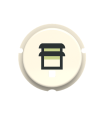 SBB-N2BL Кнопка жалюзи free@home, Zenit, белый  SBB-N2BL   2CLA202620N1102  ABB