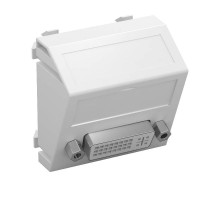 Мультимедийная рамка DVI Modul45 (белый) (MTS-DVI S RW1)  6104742  OBO Bettermann
