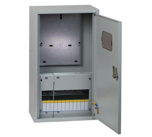 Щит учетно-распределительный навесной ЩРУН 3/12 с окном (ВхШхГ) 500х300х160мм IP31 Basic  mb23-3/12-bas  EKF