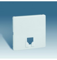 Simon 82 Накладка на телефонную розетку RJ-11, RJ-12, S82, S82N, алюминий  82062-33  Simon