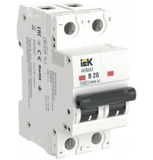 ARMAT Авт. выкл. M06N-DC 2P B 20А  AR-M06N-2-B020DC  IEK