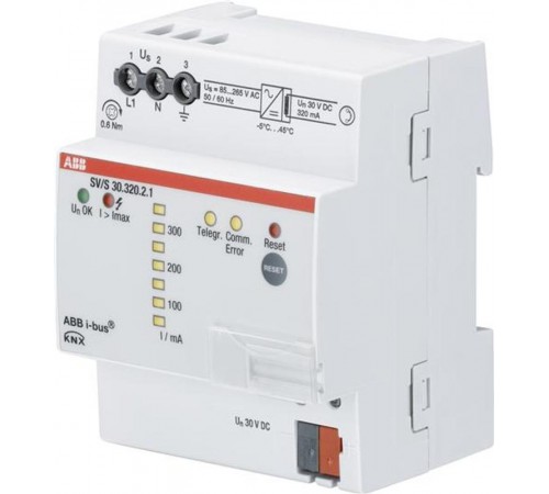 SV/S 30.320.2.1 Источник питания 320мА, диагностика шины, MDRC  2CDG110145R0011  ABB