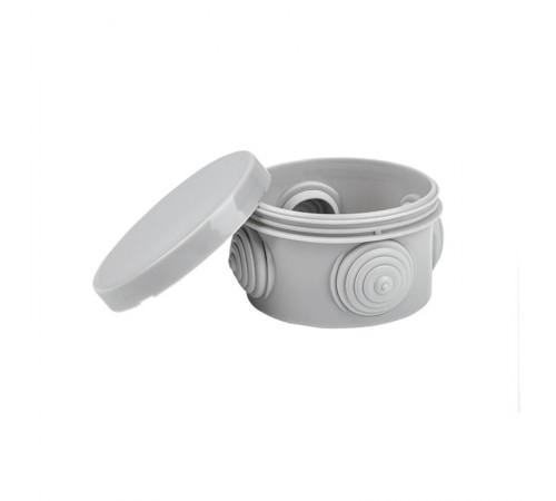 Коробка распределительная КМР-040-038 с крышкой наружная (65х40) 4 мембранных ввода IP54 розничный стикер PROxima  plc-kmr-040-038-r  EKF