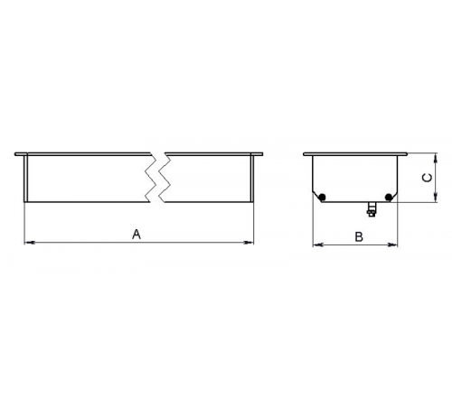 Светильник PROFILE 60R LED 600 4000K  1248000940   Световые Технологии