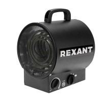 Пушка тепловая электрическая, круглая, прямоугольная подставка, ТЭН, 2кВт  60-0036  REXANT