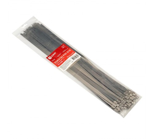 Хомут AISI 316 из нержавеющей стали, 7.9x520 (100 шт.) FlexLock PROximaplc-fl-tss-316-7.9x520EKF