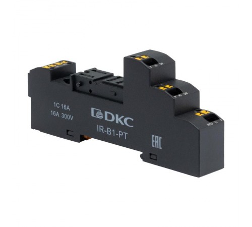 Базовый пассивный элемент для установки одиночных реле, до 230 В АС \ DC  IR-B1-PT  DKC