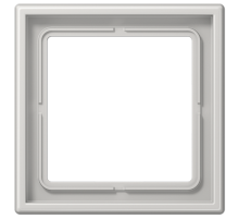 Рамка для вертикальной и горизонтальной установки, 1 пост; дюропласт; светло-серый; LS990  LS981LG  Jung