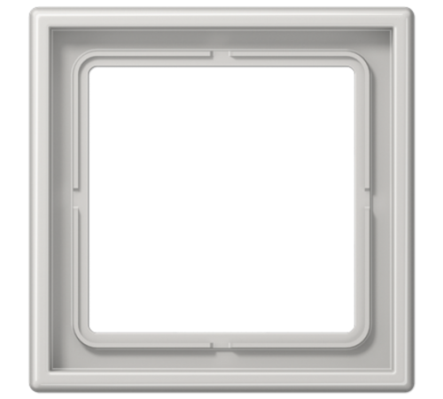 Рамка для вертикальной и горизонтальной установки, 1 пост; дюропласт; светло-серый; LS990  LS981LG  Jung