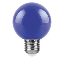 Лампа светодиодная для белт лайта LB-371 (3W) 230V E27 синий G60  25906  FERON