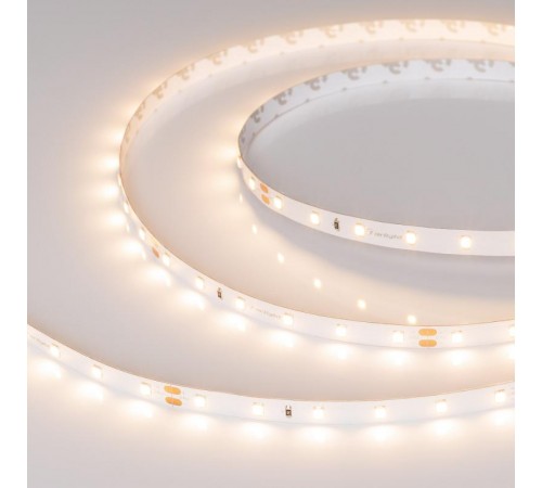 Лента светодиодная RT-A60-8mm 24V Warm3000 (4.8 W/m, IP20, 2835, 5m) (arlight, Открытый)  024110(2)  Arlight