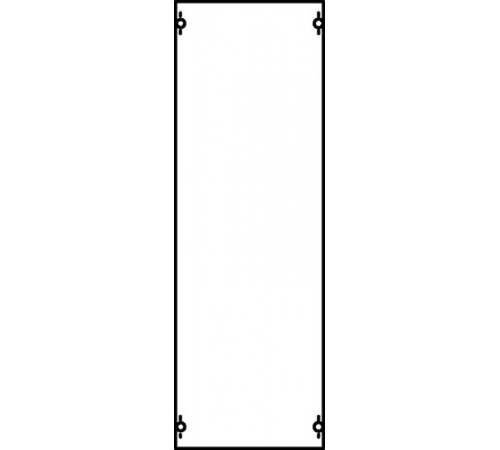 Панель с защитым пластроном и дин-рейкой  1B1A  ABB