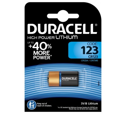 Элемент питания Duracell CR123  A0001263  Duracell