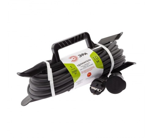 UFx-1e-3x2,5-10m-IP44(KG) Удлинитель силовой на рамке c/з 1 гн 10м КГ 3х2.5 (6/144)  Б0050870  ЭРА