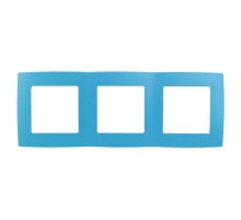 Рамка на 3 поста 12-5003-28  ,  голубой  Б0019411  ЭРА