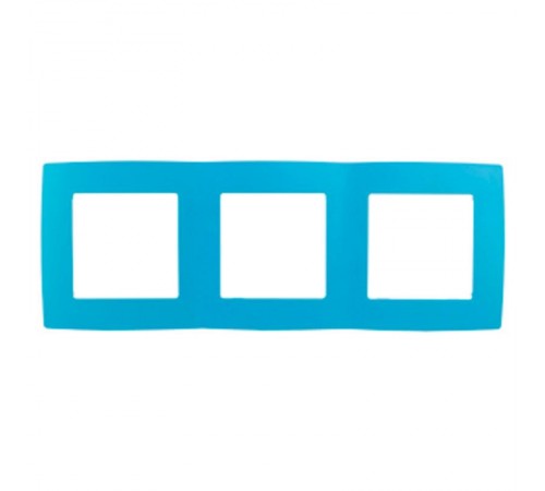 Рамка на 3 поста 12-5003-28  ,  голубой  Б0019411  ЭРА