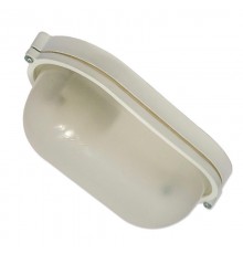 Светильник "Терма 1401" Овал малый НББ 03-60-021 IP65 боросиликат/корпус белый/силикон  1005500950  Элетех