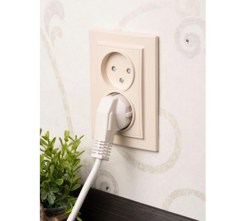 Розетка 2-мест. СП б/з 10А бежевый с защ. штор. Минск EKFERR10-102-200EKF