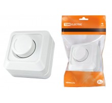 Светорегулятор поворотный RL 300Вт IP20 белый "Ладога"  SQ1801-0109  TDM