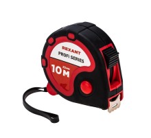 Рулетка Профи прорезиненный корпус 10 м х 25 мм  12-9007  REXANT