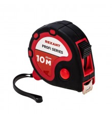 Рулетка Профи прорезиненный корпус 10 м х 25 мм  12-9007  REXANT