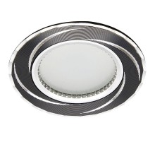 Светильник встраиваемый GS-M361 потолочный MR16 G5.3 черный  18896  Feron