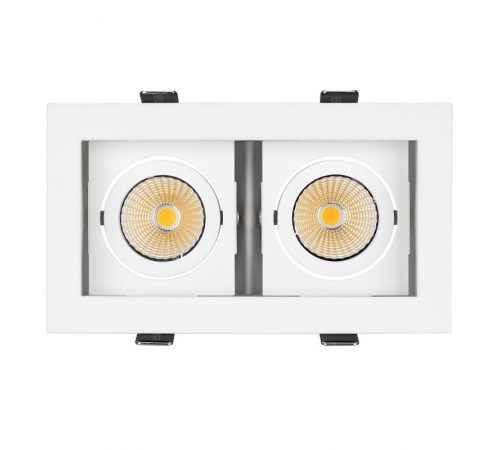 Светильник CL-KARDAN-S180x102-2x9W Day (WH, 38 deg)  024138  Arlight