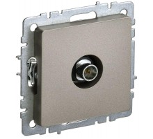 BRITE Розетка TV оконечная РТВ11-0-БрШ шампань   BR-A10-O-K37  IEK