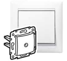 Valena DIY Розетка телевизионная ТV звезда в рамку 2400мГц 1.5дБ белая  694284  Legrand