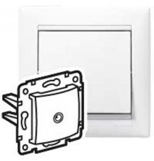 Valena DIY Розетка телевизионная ТV звезда в рамку 2400мГц 1.5дБ белая  694284  Legrand