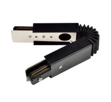 Соединитель для 2-х шинопроводов осветительных гибкий однофазный черный UBX-Q121 K24 BLACK 1 POLYBAG  UL-00001339  Volpe