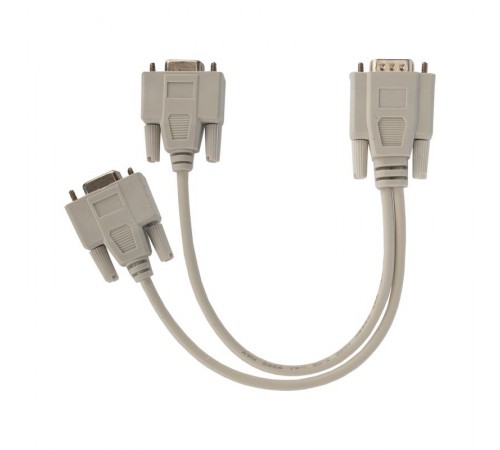 Переходник штекер VGA - 2 гнезда VGA, провод  17-6834  REXANT