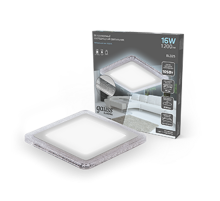 Светильник светодиодный Bubbles BL325 Квадр. 12+4W LED 4000K 1200лм192x192мм O160 1/20  BL325 Gauss