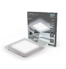 Светильник светодиодный Bubbles BL325 Квадр. 12+4W LED 4000K 1200лм192x192мм O160 1/20  BL325 Gauss