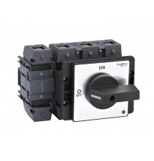 Выключатель-Разъединитель 4P 125A IP20 с чёрной рукояткой на дверцу 4 винтами  MSD125420B  SE