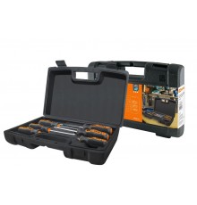 Набор отверток 6 шт.: SL:3x75;5x100;6x100, PH:0х75;1x100;2x100 (пласт. чемодан), CR-V "Алмаз"  SQ1013-0205  TDM