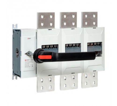 Рубильник-выключатель 3150A 3P c рукояткой управления для прямой установки PowerSwitch  psds-3150-3  EKF